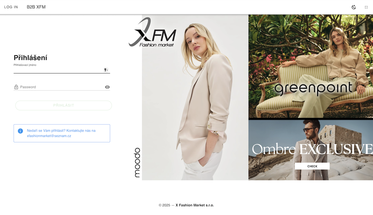 B2B - X Fashion Market s.r.o.